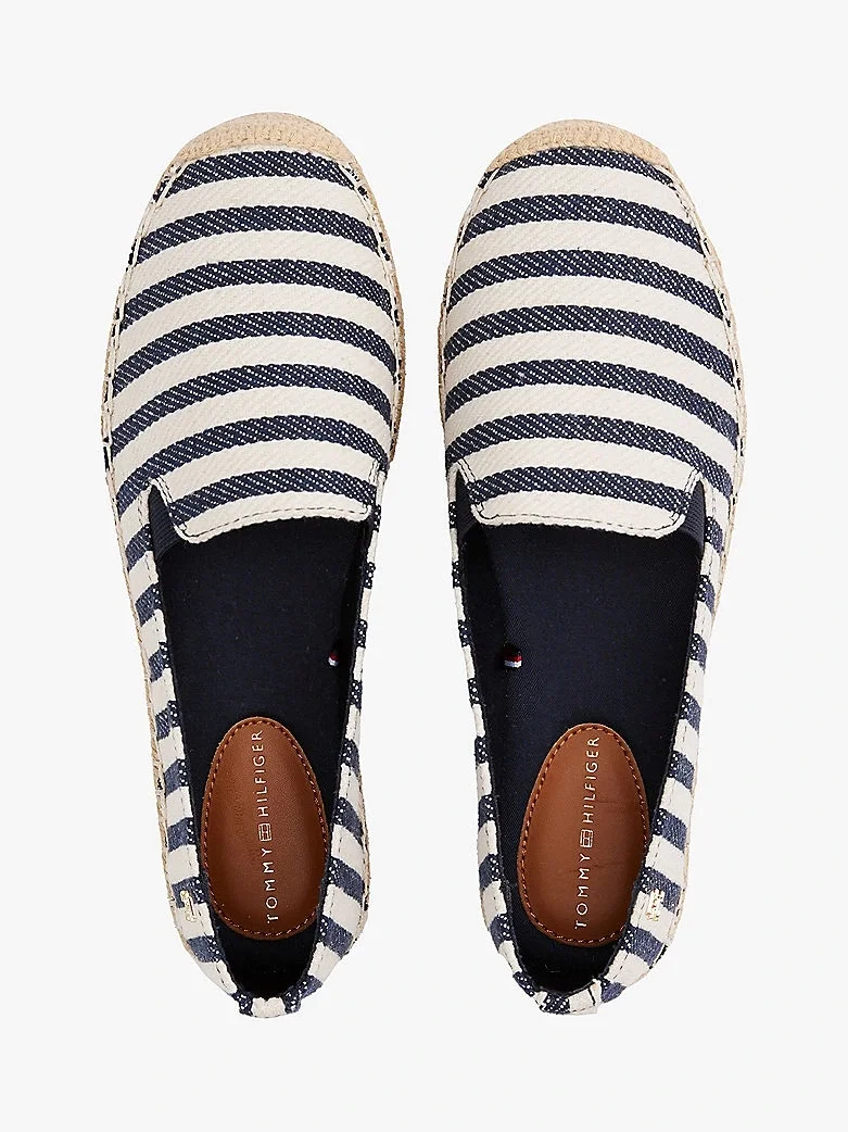 Tommy Hilfiger NAUTICAL STRIPE ESPADRILLE Kadın  Babet FW0FW086530GZ