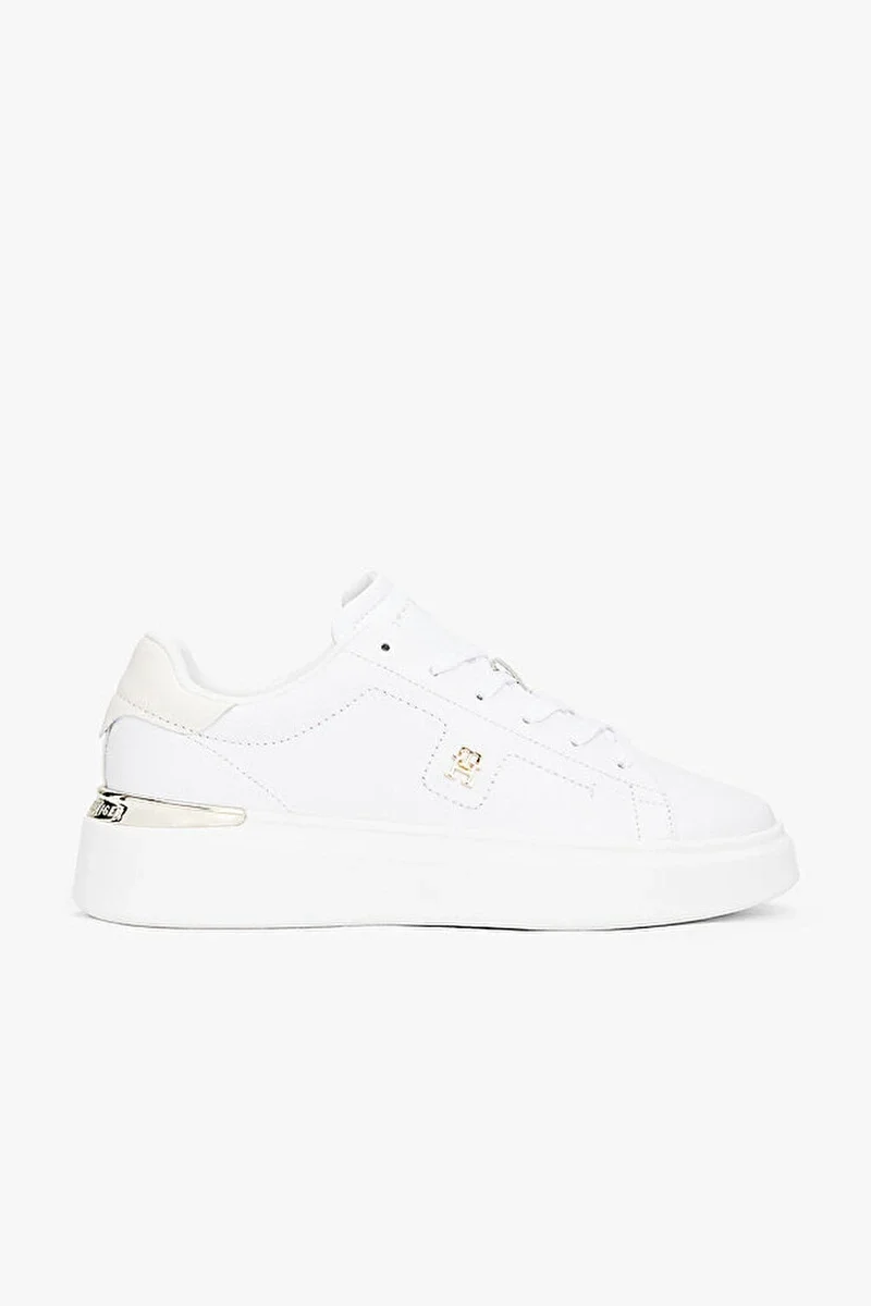 Tommy Hilfiger Kadın Moda Kort Tarzı Beyaz Sneaker FW0FW08631YBS