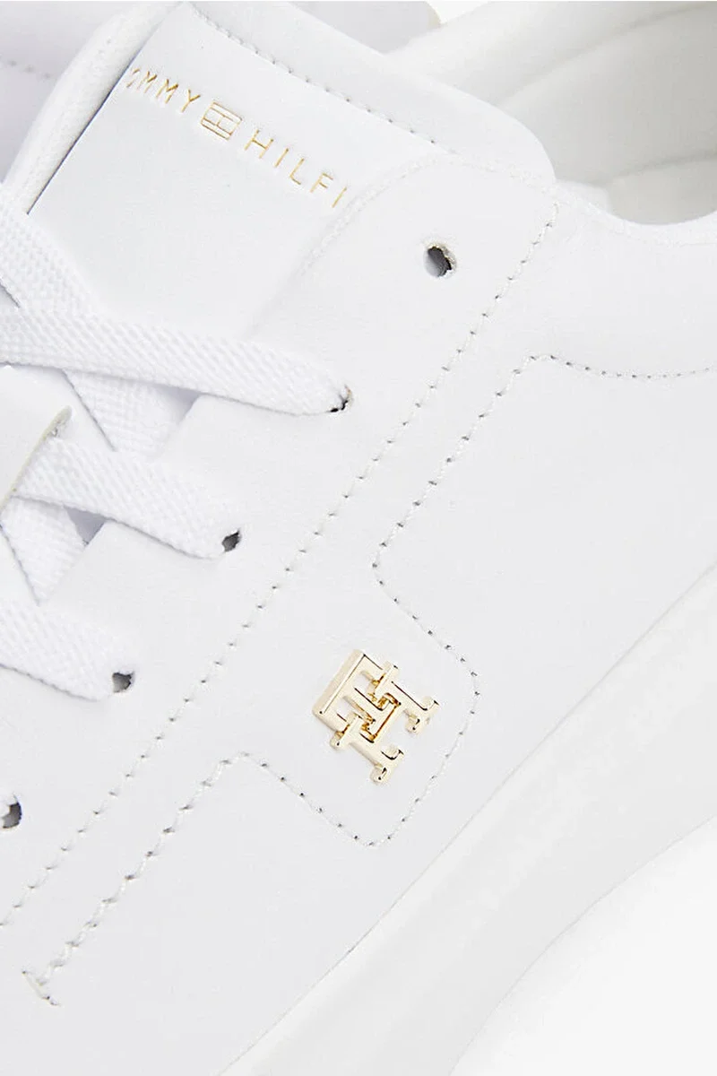 Tommy Hilfiger Kadın Moda Kort Tarzı Beyaz Sneaker FW0FW08631YBS