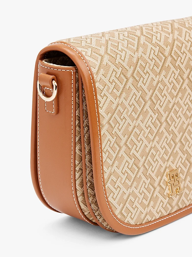 Tommy Hilfiger TH MONOPLAY LEATHER SADDLE BAG Kadın  Çapraz Çanta AW0AW17414RBT