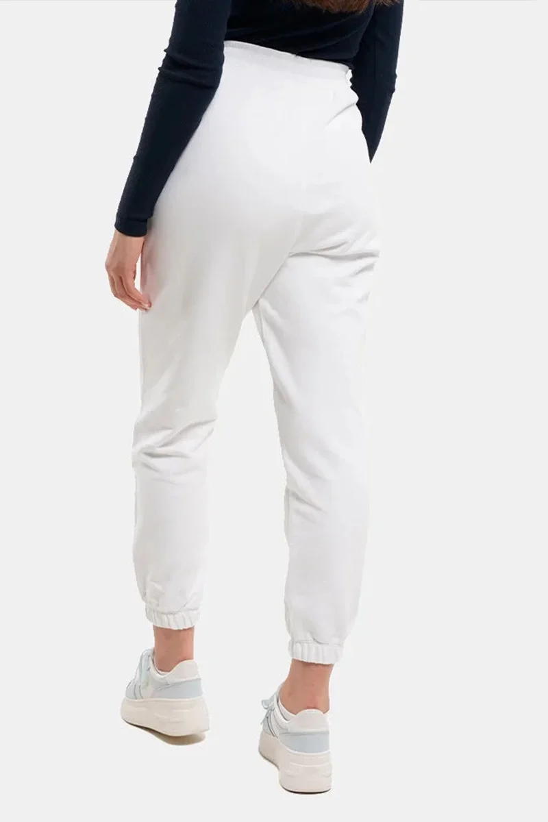 Tommy Hilfiger TJW RLX VARSITY SWEATPANT Kadın Beyaz Eşofman Altı DW0DW18744YBR