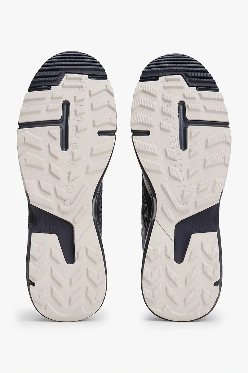 Tommy Hilfiger M Runner Tech Karışık Materyal  Erkek Mavi  Sneaker FM0FM05567DW5