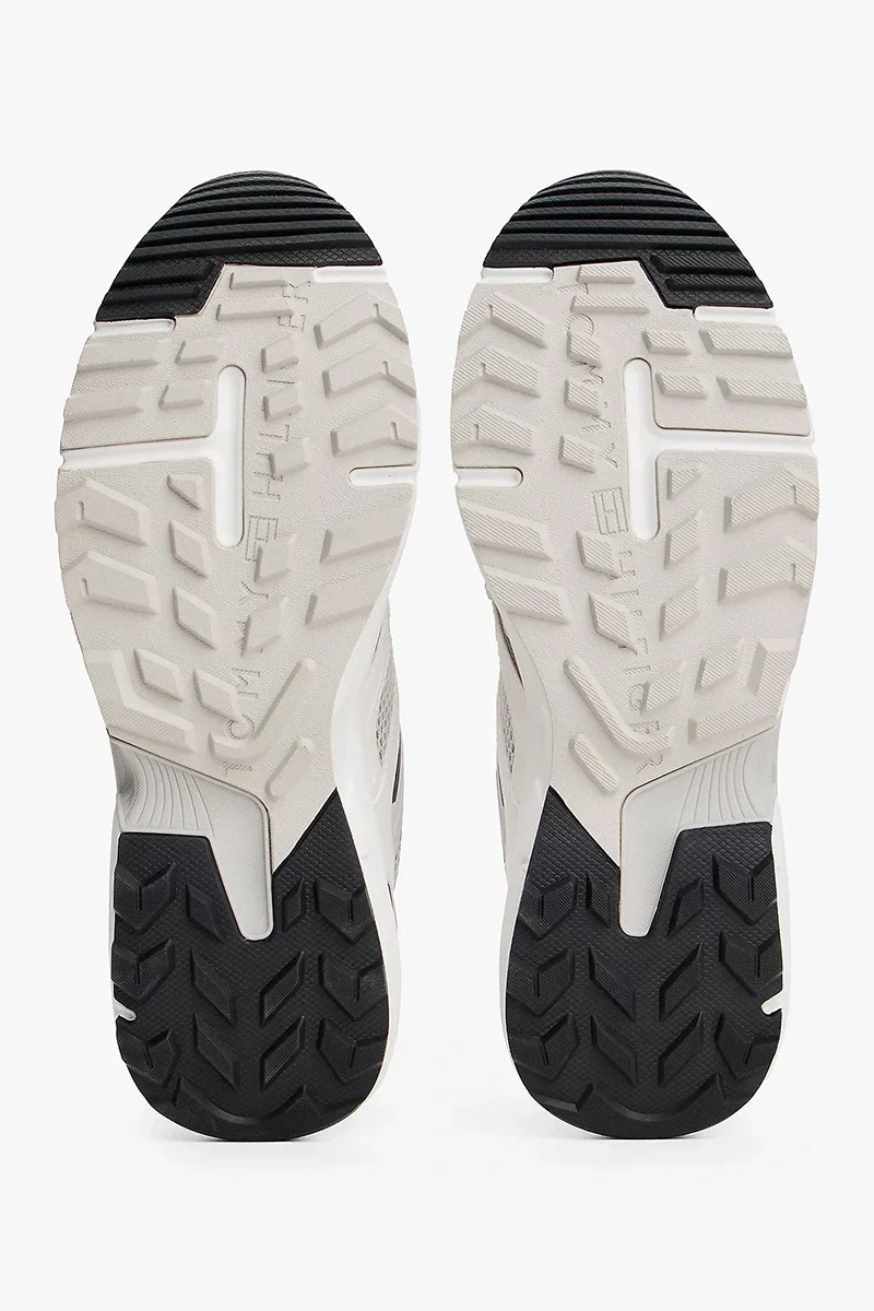 Tommy Hilfiger M Runner Tech Karışık Materyal Erkek  Beyaz Sneaker FM0FM05567PQ8