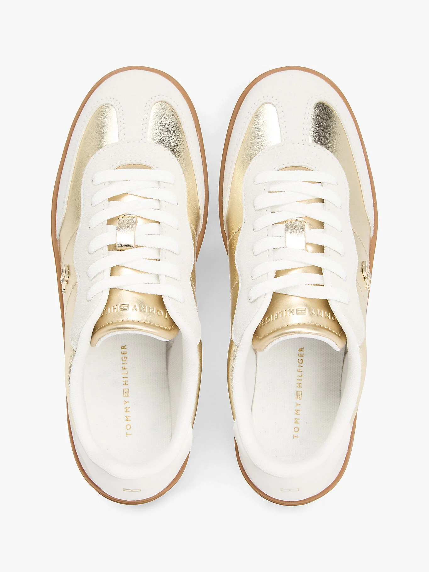 Tommy Hilfiger MU Jackie Metalik Kadın Gold Sneaker FW0FW090260HT