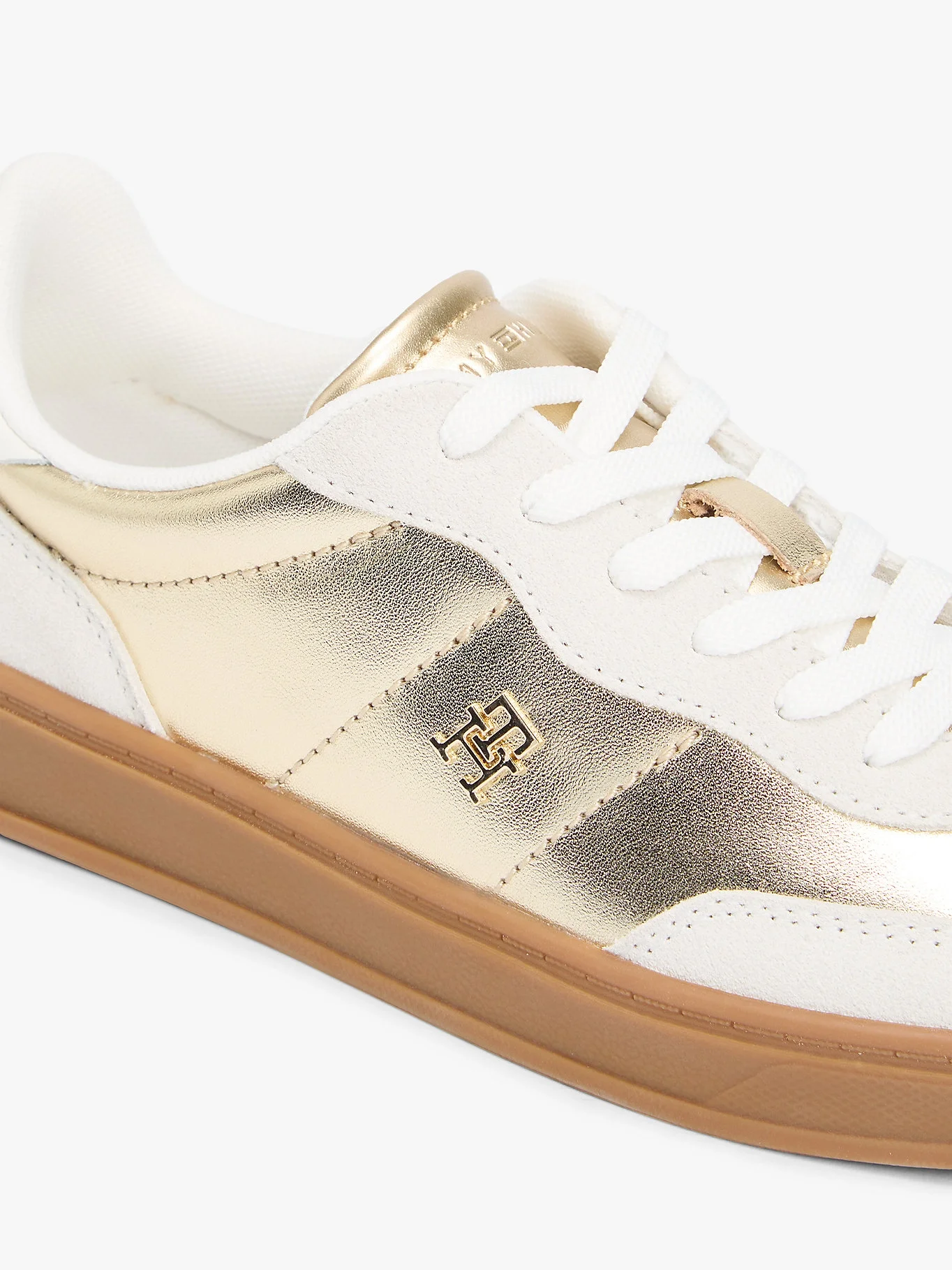 Tommy Hilfiger MU Jackie Metalik Kadın Gold Sneaker FW0FW090260HT
