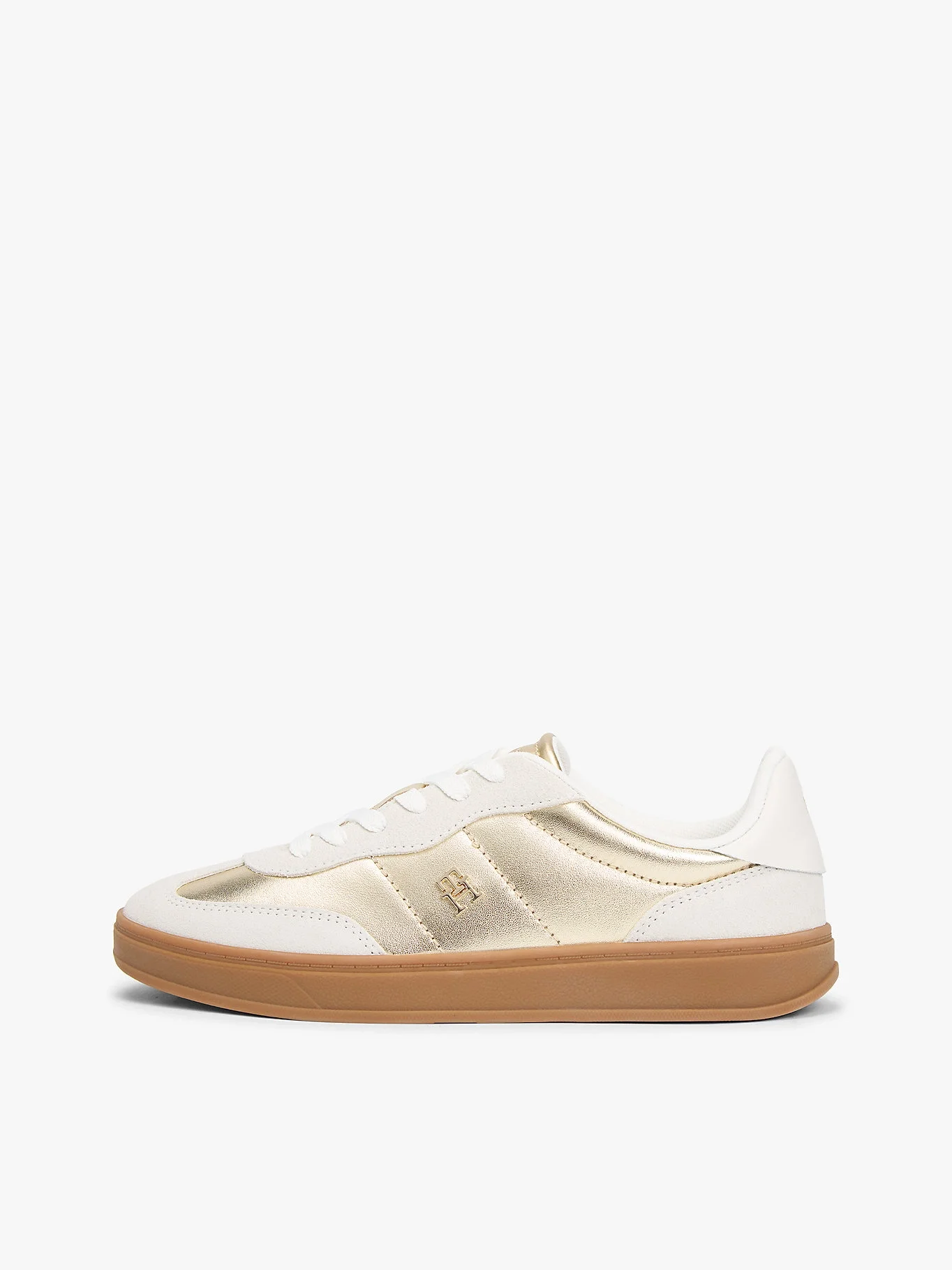 Tommy Hilfiger MU Jackie Metalik Kadın Gold Sneaker FW0FW090260HT
