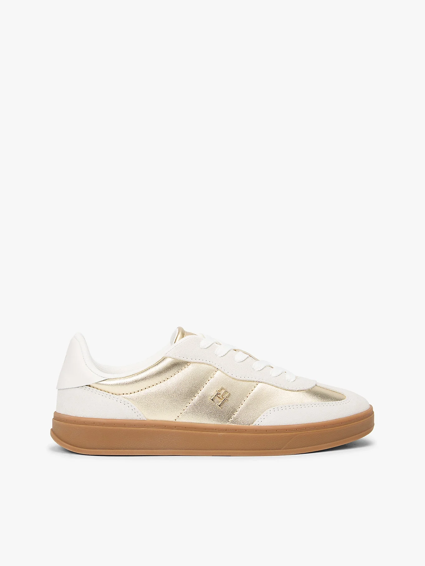 Tommy Hilfiger MU Jackie Metalik Kadın Gold Sneaker FW0FW090260HT