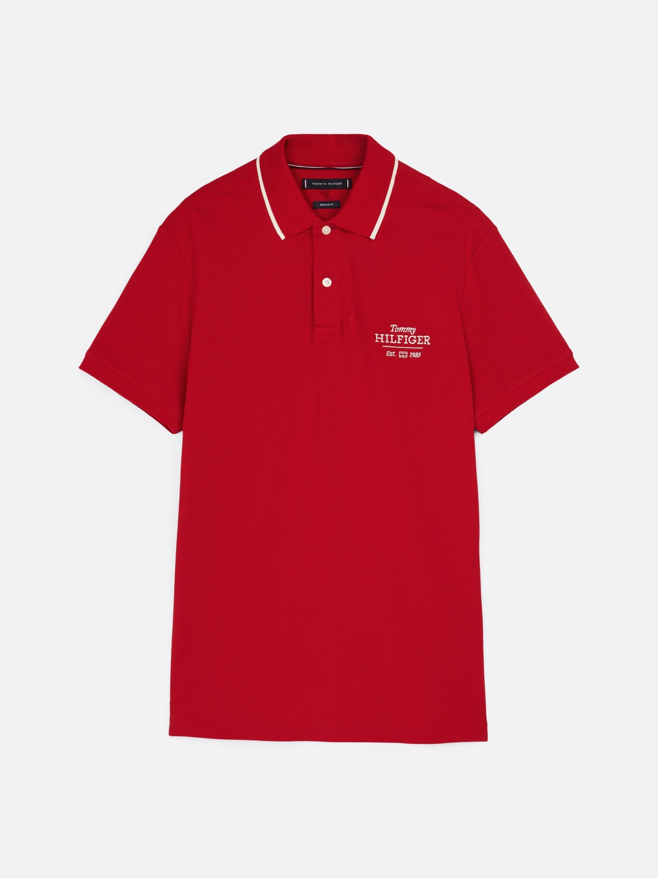 Tommy Hilfiger LEFT CHEST GRAPHIC REG POLO Erkek  T-shirt MW0MW37519XLD