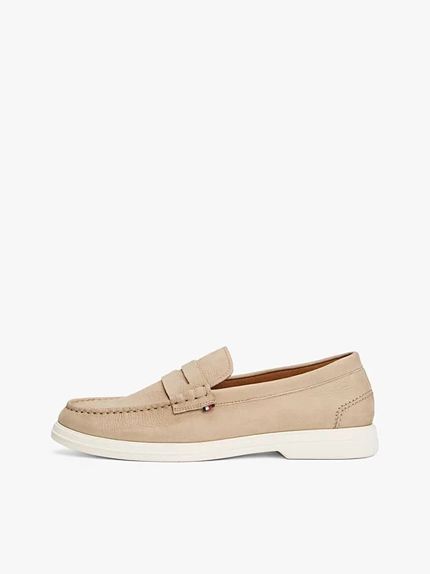 Tommy Hilfiger TOMMY HILFIGER NUBUCK P LOAFER Erkek  Loafer FM0FM05350AEG