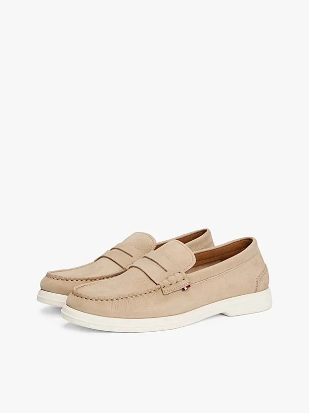Tommy Hilfiger TOMMY HILFIGER NUBUCK P LOAFER Erkek  Loafer FM0FM05350AEG