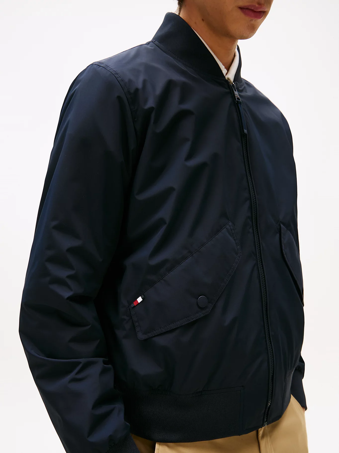 Tommy Hilfiger PACKABLE BOMBER Erkek Mavi Ceket MW0MW39629DW5