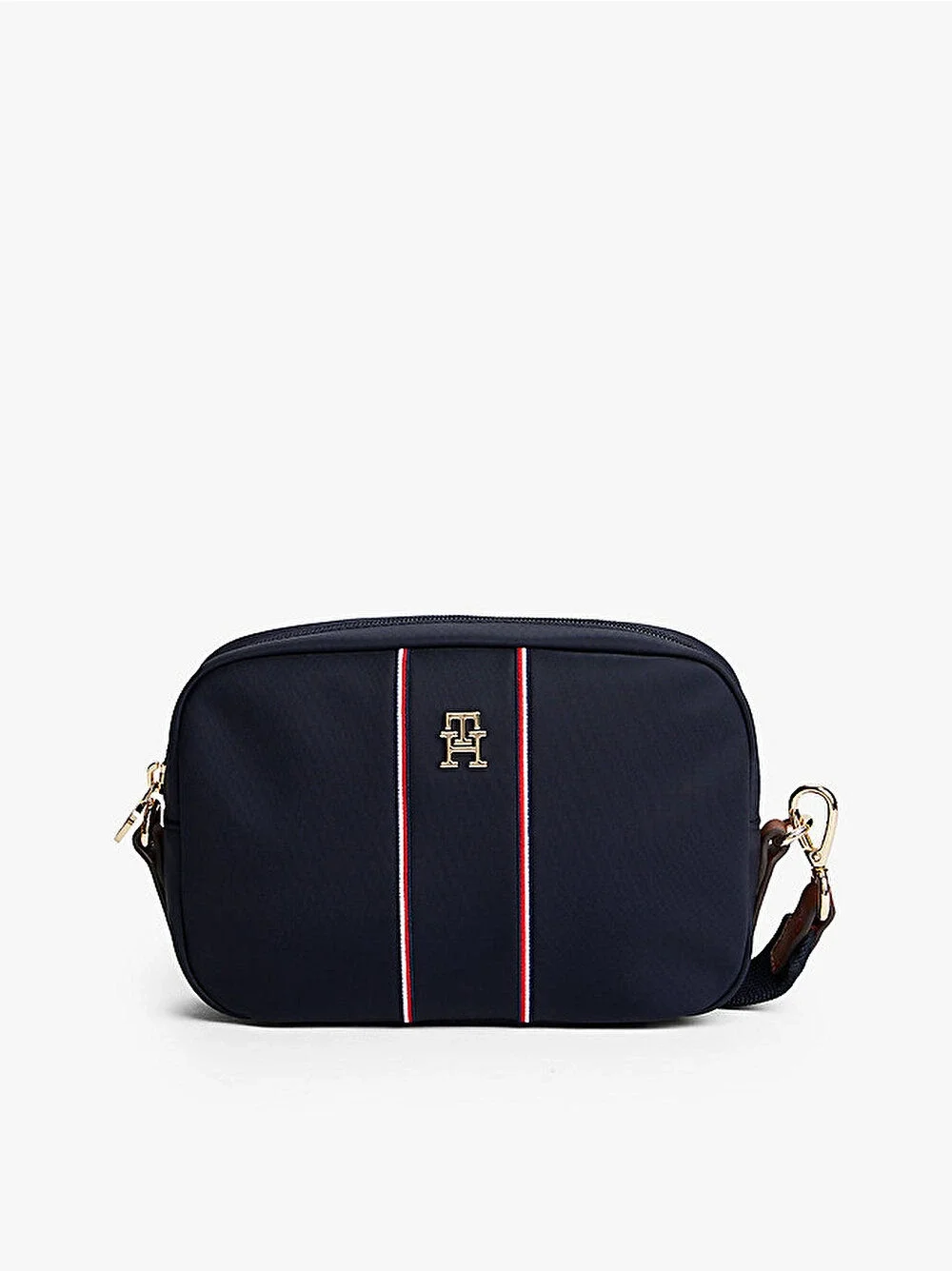 Tommy Hilfiger Popette Kamera Kurumsal Kadın Mavi Çanta AW0AW177100GY