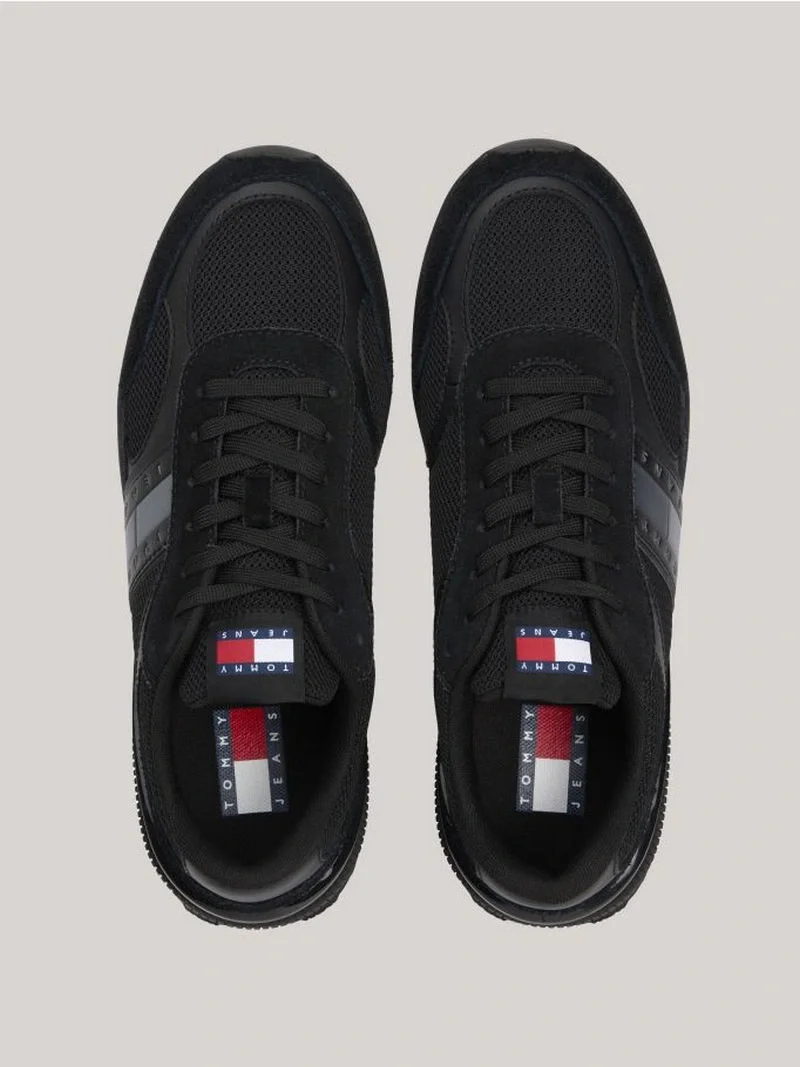 Tommy Hilfiger TJM TECHNICAL RUNNER ESS Erkek siyah Sneaker EM0EM01537BDS
