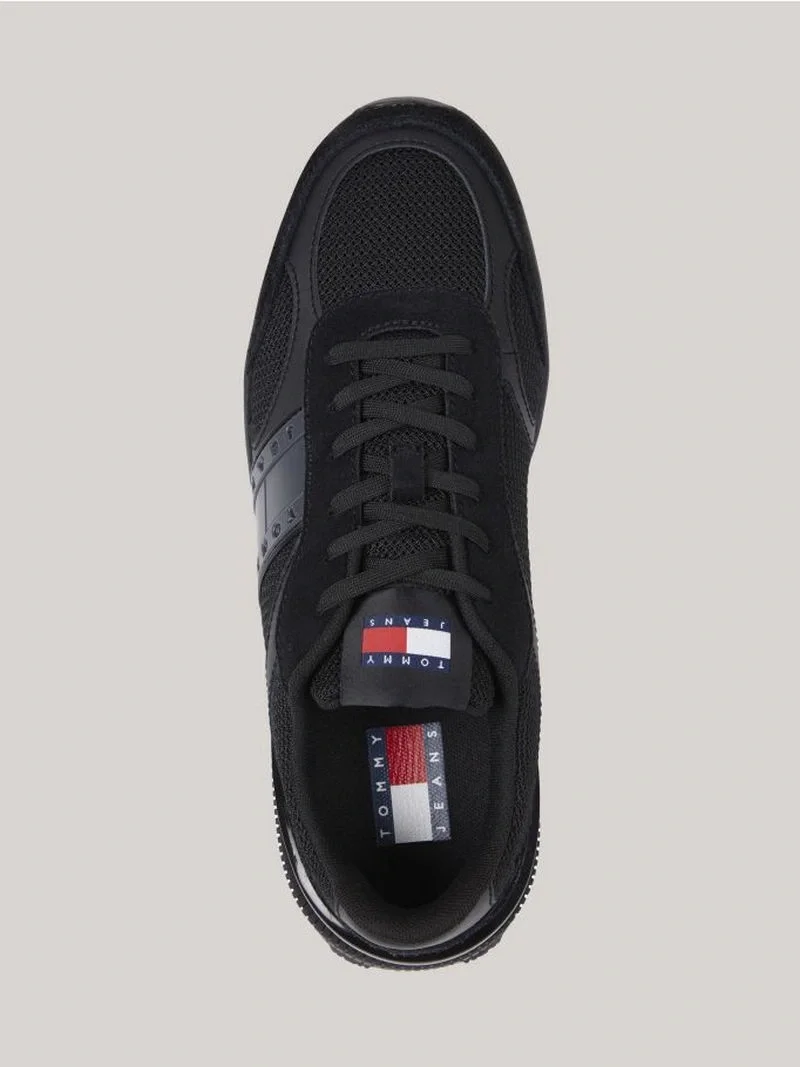 Tommy Hilfiger TJM TECHNICAL RUNNER ESS Erkek siyah Sneaker EM0EM01537BDS