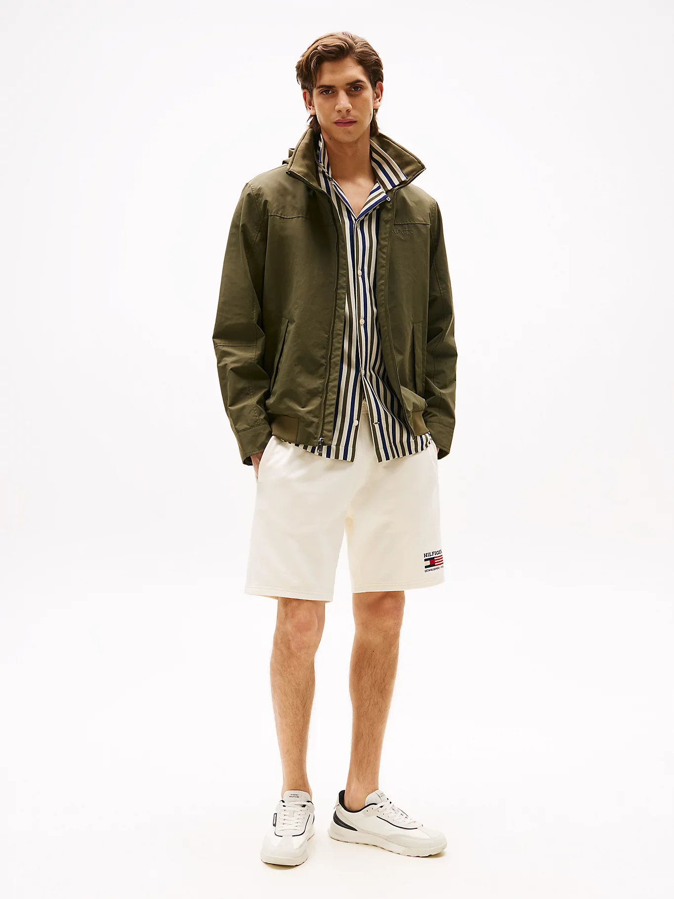 Tommy Hilfiger RETRO RUNNER NYLON MIX Erkek Sarı Sneaker FM0FM05523Z00