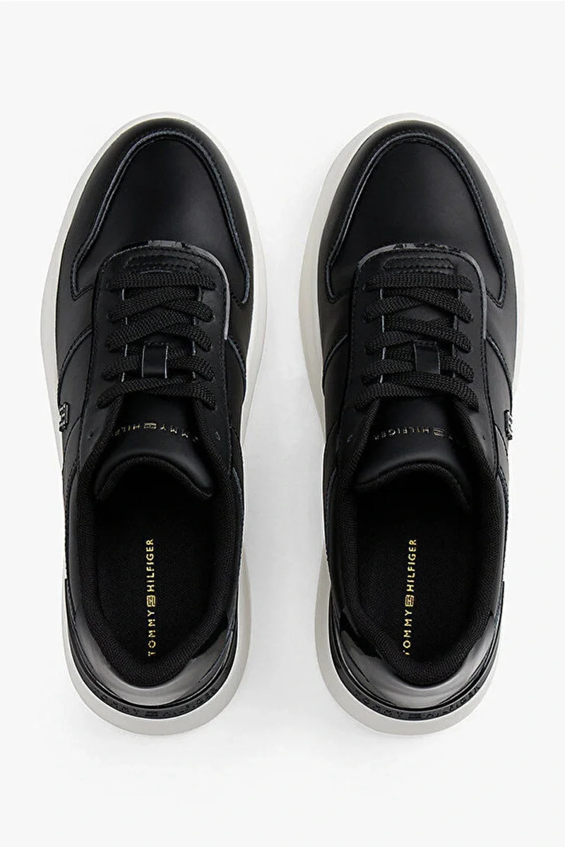 Tommy Hilfiger Rugan Platform Kadın Siyah Sneaker FW0FW08819BDS