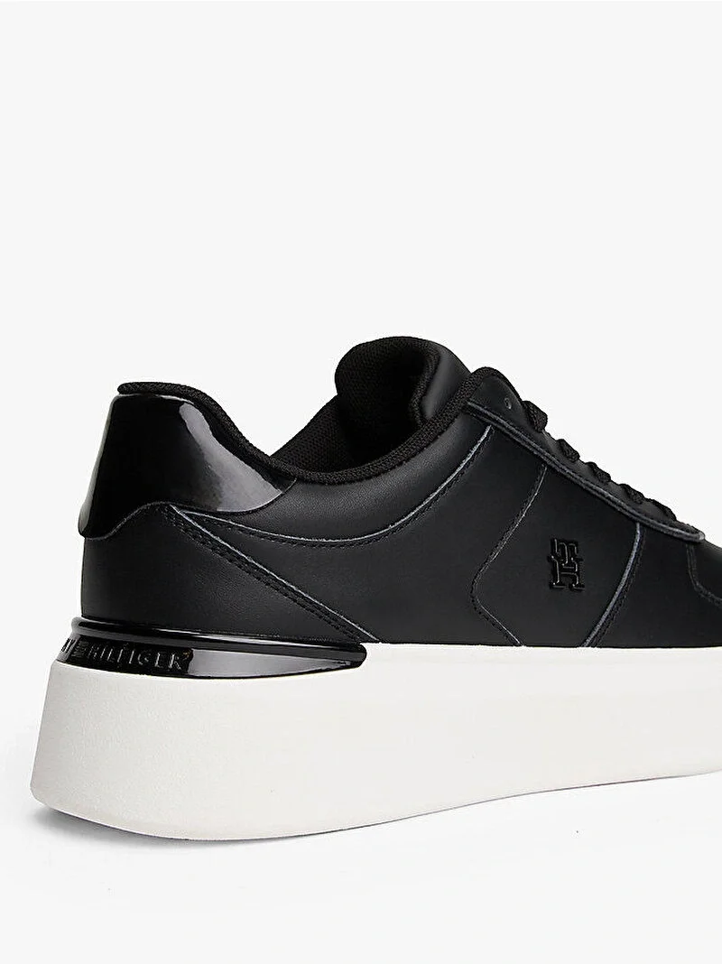 Tommy Hilfiger Rugan Platform Kadın Siyah Sneaker FW0FW08819BDS