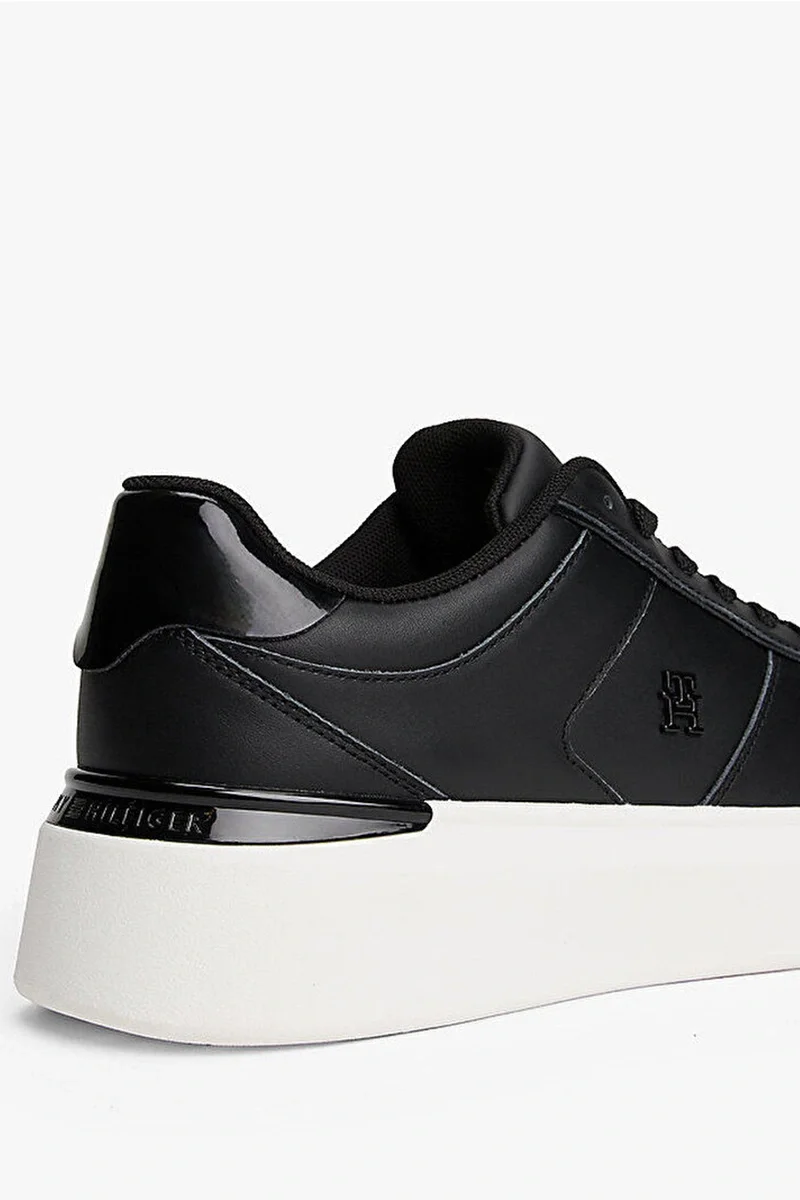 Tommy Hilfiger Rugan Platform Kadın Siyah Sneaker FW0FW08819BDS