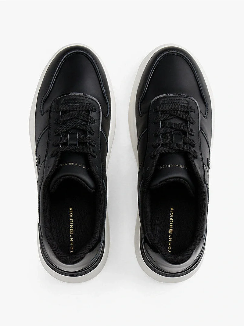 Tommy Hilfiger Rugan Platform Kadın Siyah Sneaker FW0FW08819BDS