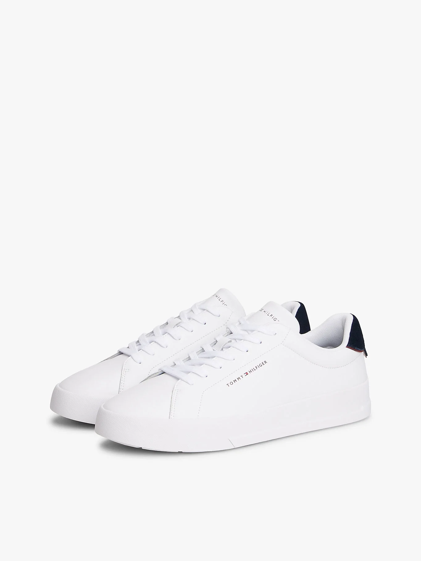 Tommy Hilfiger TH COURT LTH DETAIL ESS Erkek lacivert Sneaker FM0FM053670LD