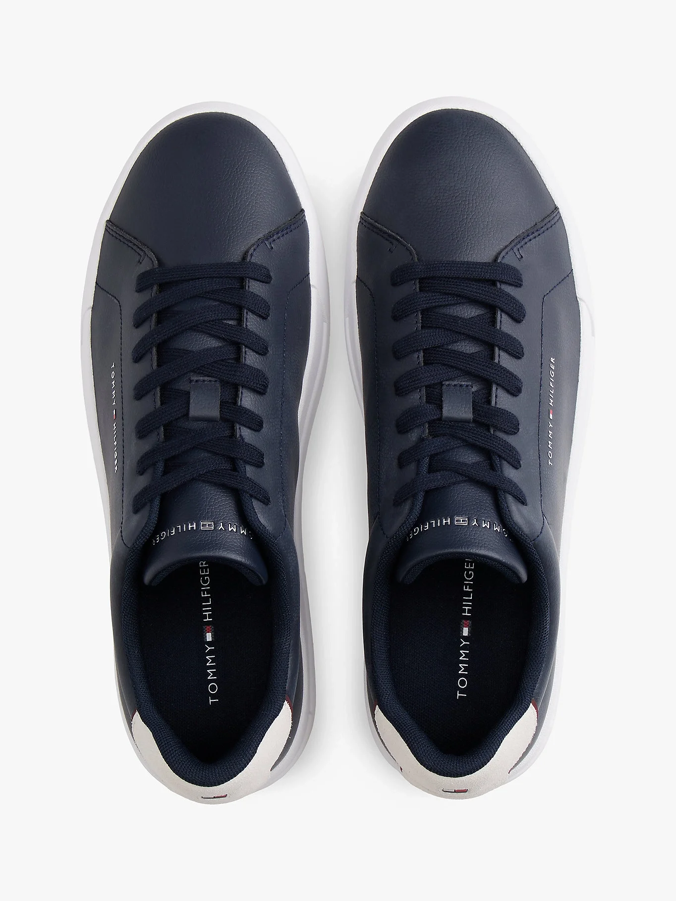 Tommy Hilfiger TH COURT LTH DETAIL ESS Erkek lacivert Sneaker FM0FM05367DW5