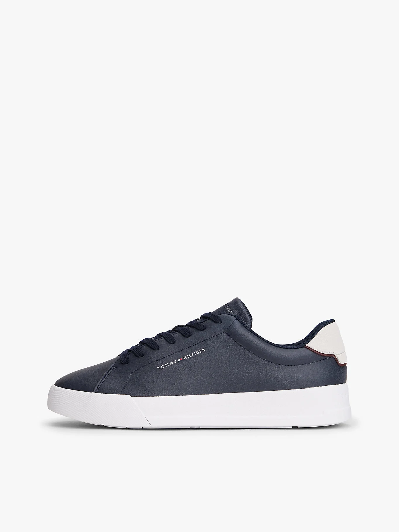 Tommy Hilfiger TH COURT LTH DETAIL ESS Erkek lacivert Sneaker FM0FM05367DW5