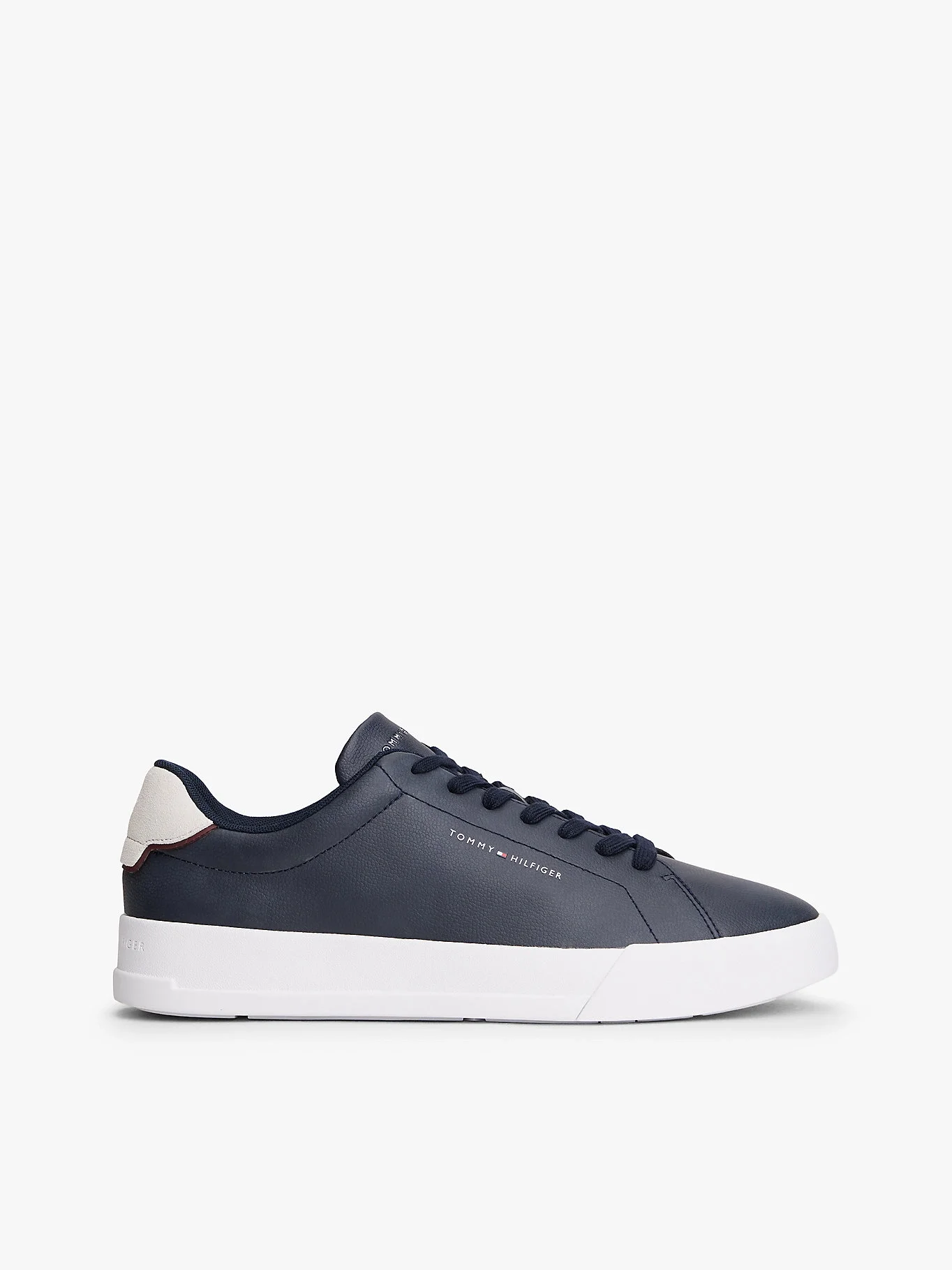 Tommy Hilfiger TH COURT LTH DETAIL ESS Erkek lacivert Sneaker FM0FM05367DW5