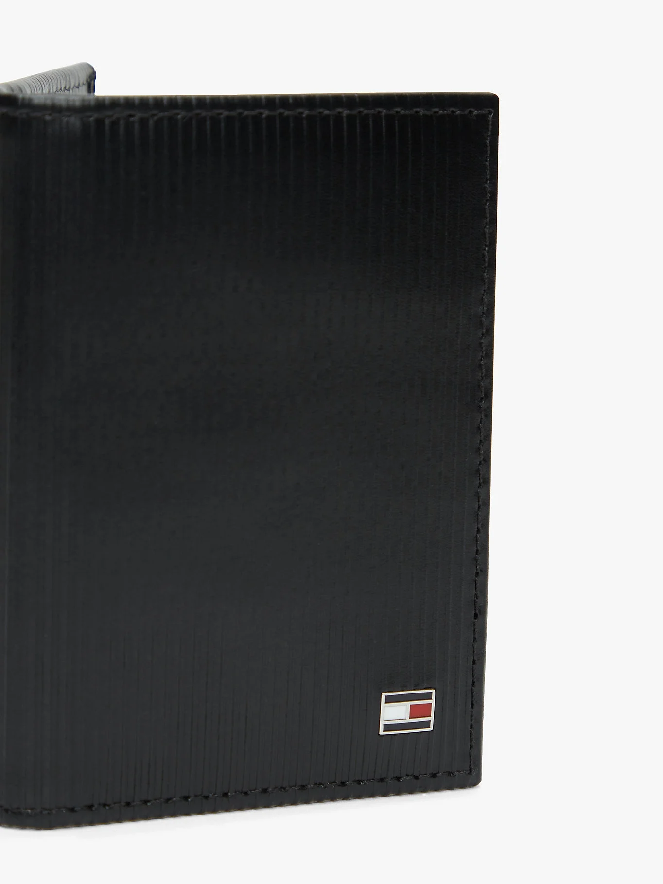 Tommy Hilfiger TH Flag İkiye Katlanır Erkek Siyah Cüzdan AM0AM13967BDS