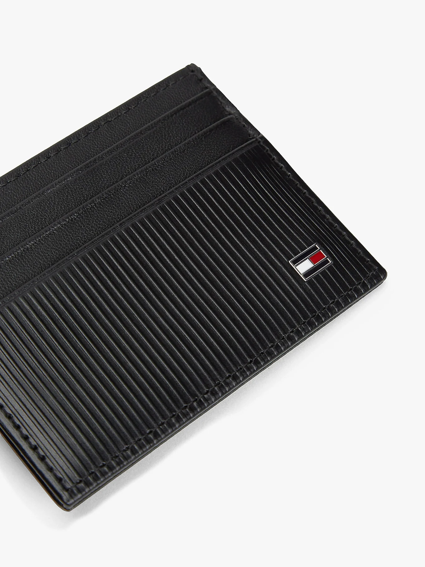 Tommy Hilfiger TH Flag Kredi Kartı Erkek Siyah Kartlık AM0AM13959BDS