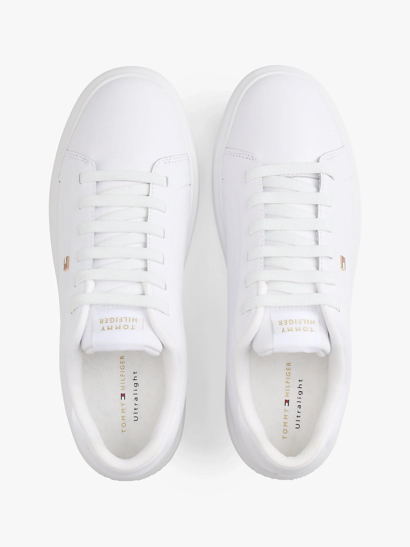 Tommy Hilfiger TH Icon Court Hafif Kadın Beyaz Sneaker FW0FW08948YBS