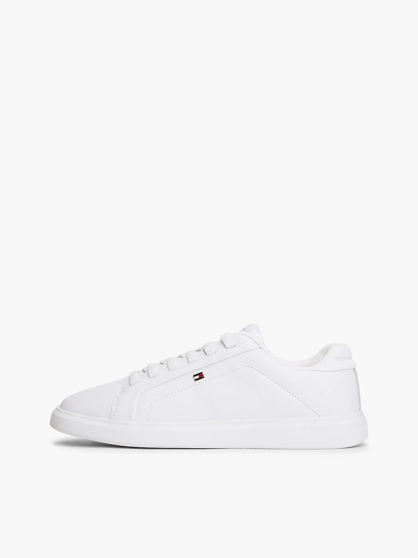 Tommy Hilfiger TH Icon Court Hafif Kadın Beyaz Sneaker FW0FW08948YBS