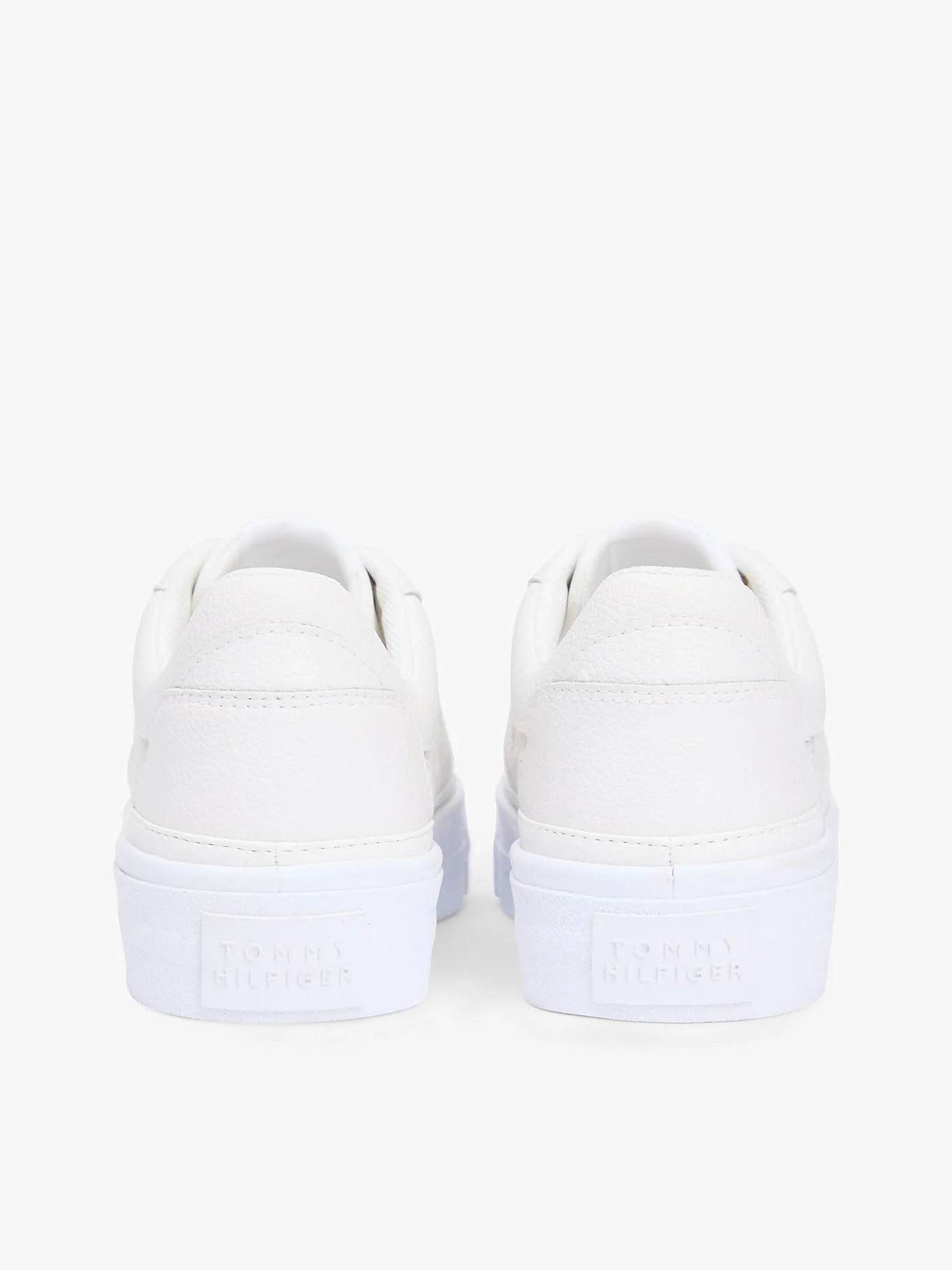 Tommy Hilfiger TH Platform Kapitone Kadın Beyaz Sneaker FW0FW09265YBL