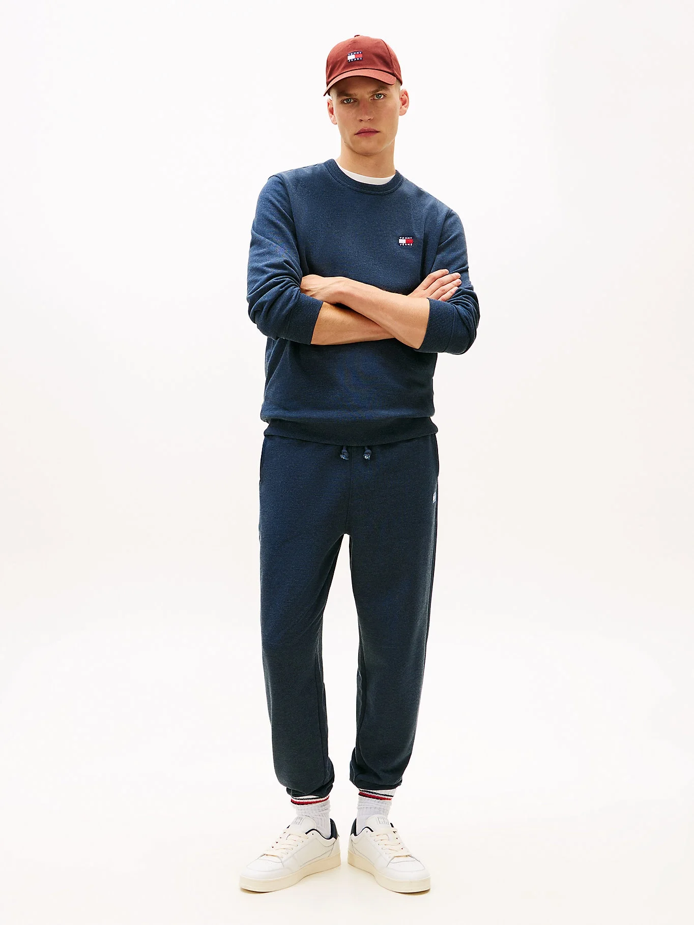 Tommy Hilfiger TJM Normal Kesim Armalı Erkek Mavi Eşofman Altı DM0DM22358C1G