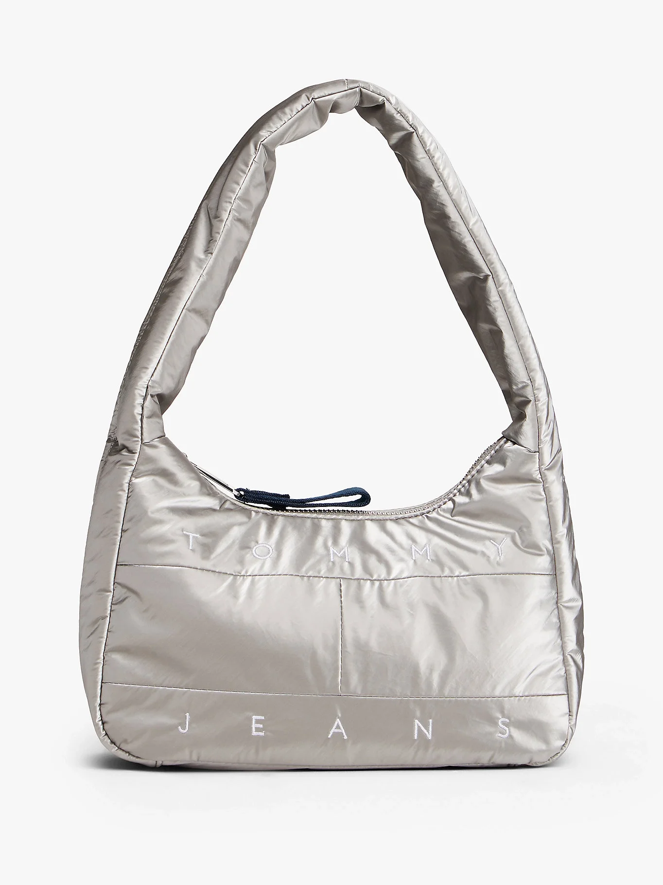 Tommy Hilfiger TJW Arşiv Gümüş Rengi Omuz Kadın Gri Omuz Çantası AW0AW180660IP