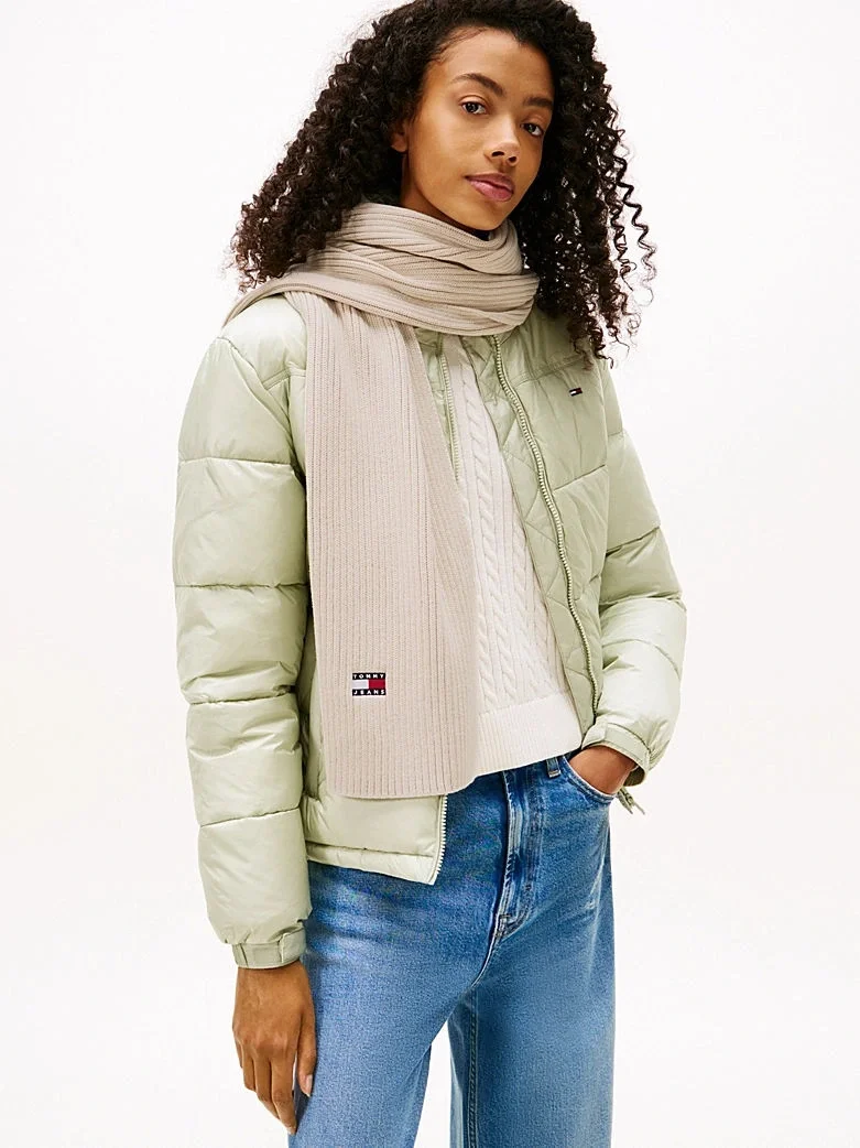 Tommy Hilfiger TJW Heritage Core Kadın Bej  Şal  AW0AW18045ACG