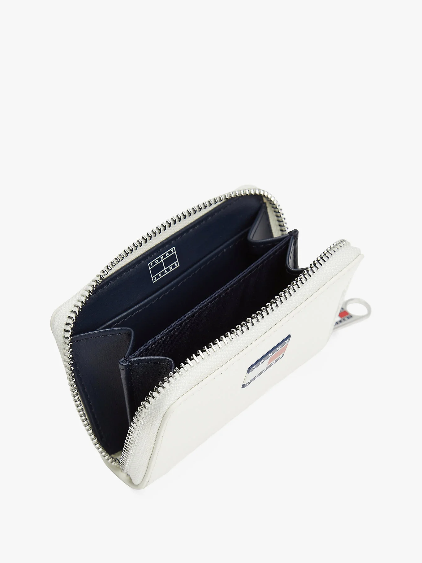 Tommy Hilfiger TJW Must Küçük Fermuarlı Kadın Beyaz Cüzdan AW0AW18089YBI