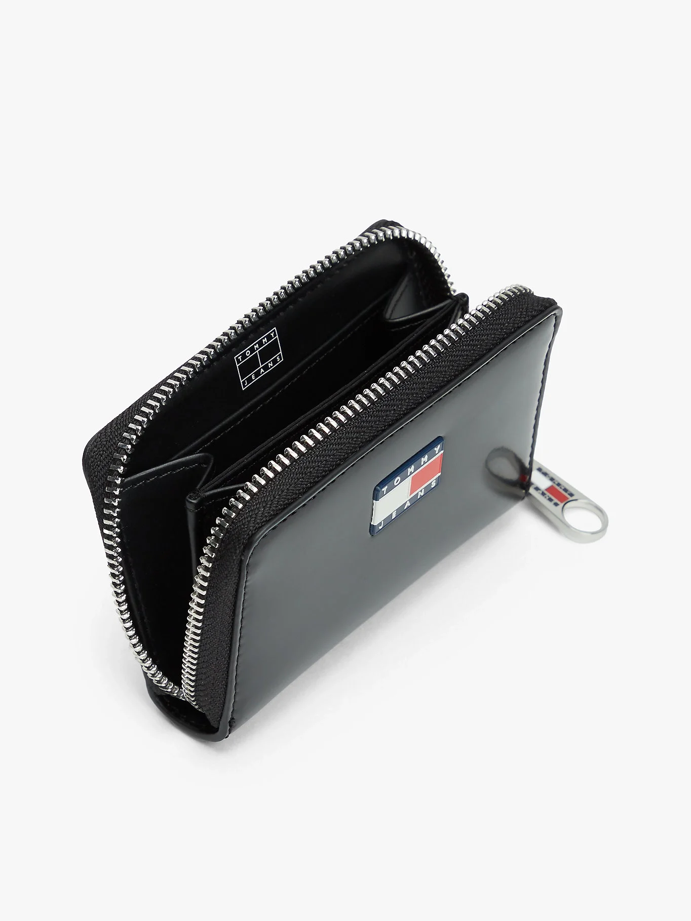 Tommy Hilfiger TJW Must Küçük Fermuarlı Kadın Siyah Cüzdan AW0AW18089BDS