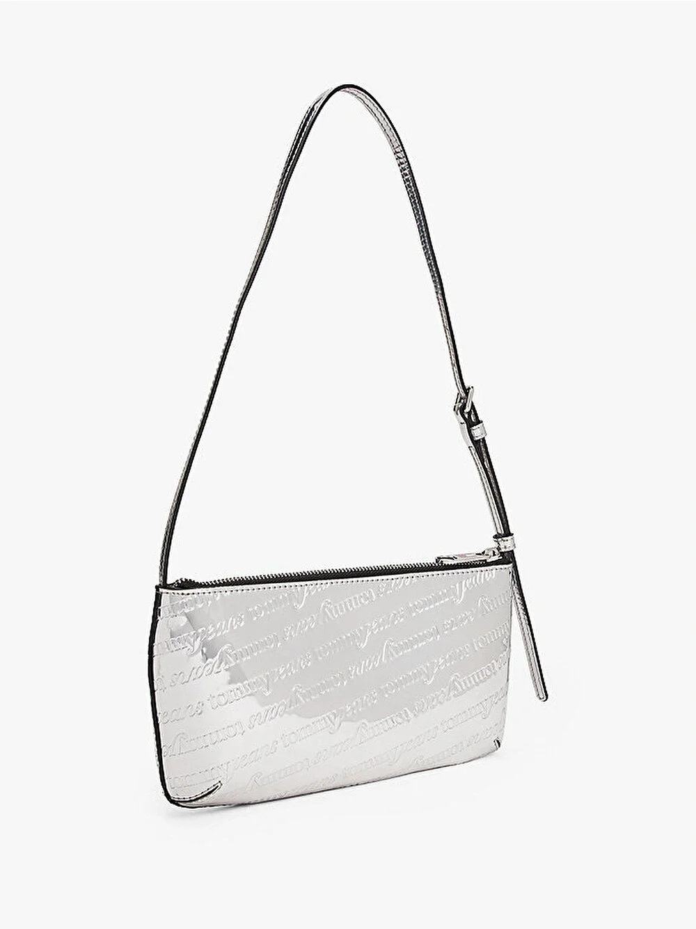 Tommy Hilfiger TJW Must Metalik Omuz Kadın Gri Omuz Çantası AW0AW180090IN