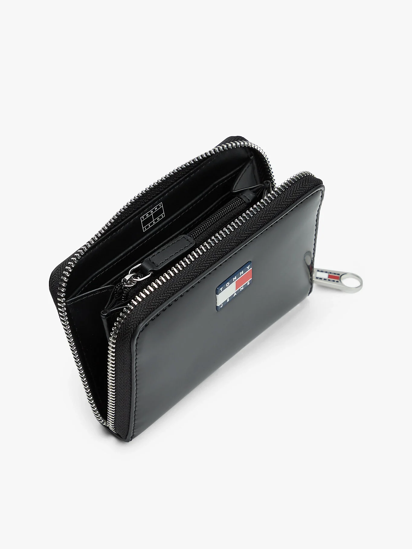 Tommy Hilfiger TJW Must Orta Boy Fermuarlı Kadın Siyah Cüzdan AW0AW18090BDS
