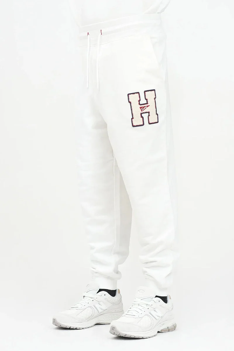 Tommy Hilfiger TJM TOWEL PATCH TERRY PANT Erkek beyaz Eşofman Altı DM0DM21277YAC