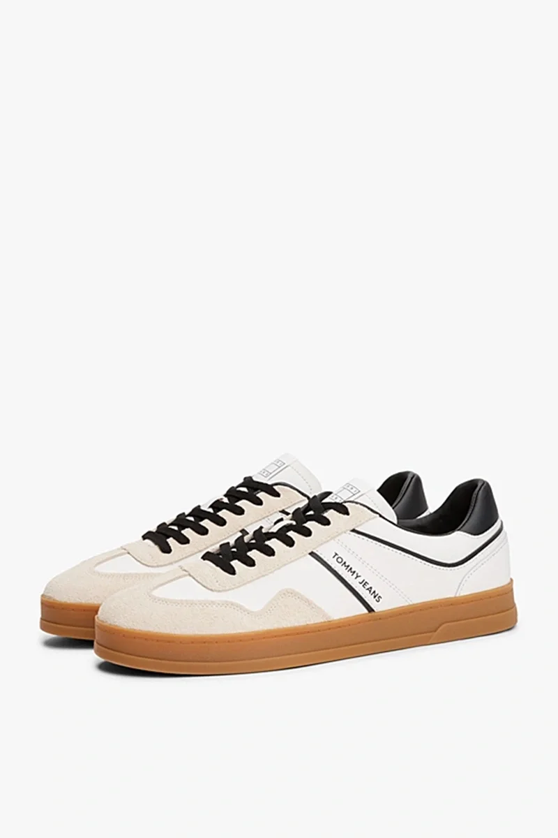 Tommy Hilfiger Erkek Greenwich Deri Pembe Sneaker EM0EM01587TCR