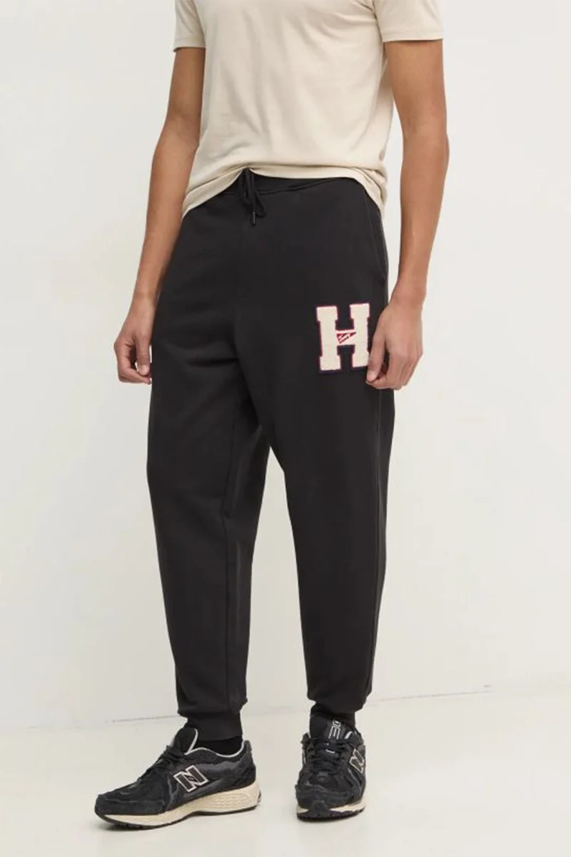 Tommy Hilfiger TJM TOWEL PATCH TERRY PANT Erkek siyah Eşofman Altı DM0DM21277BDS