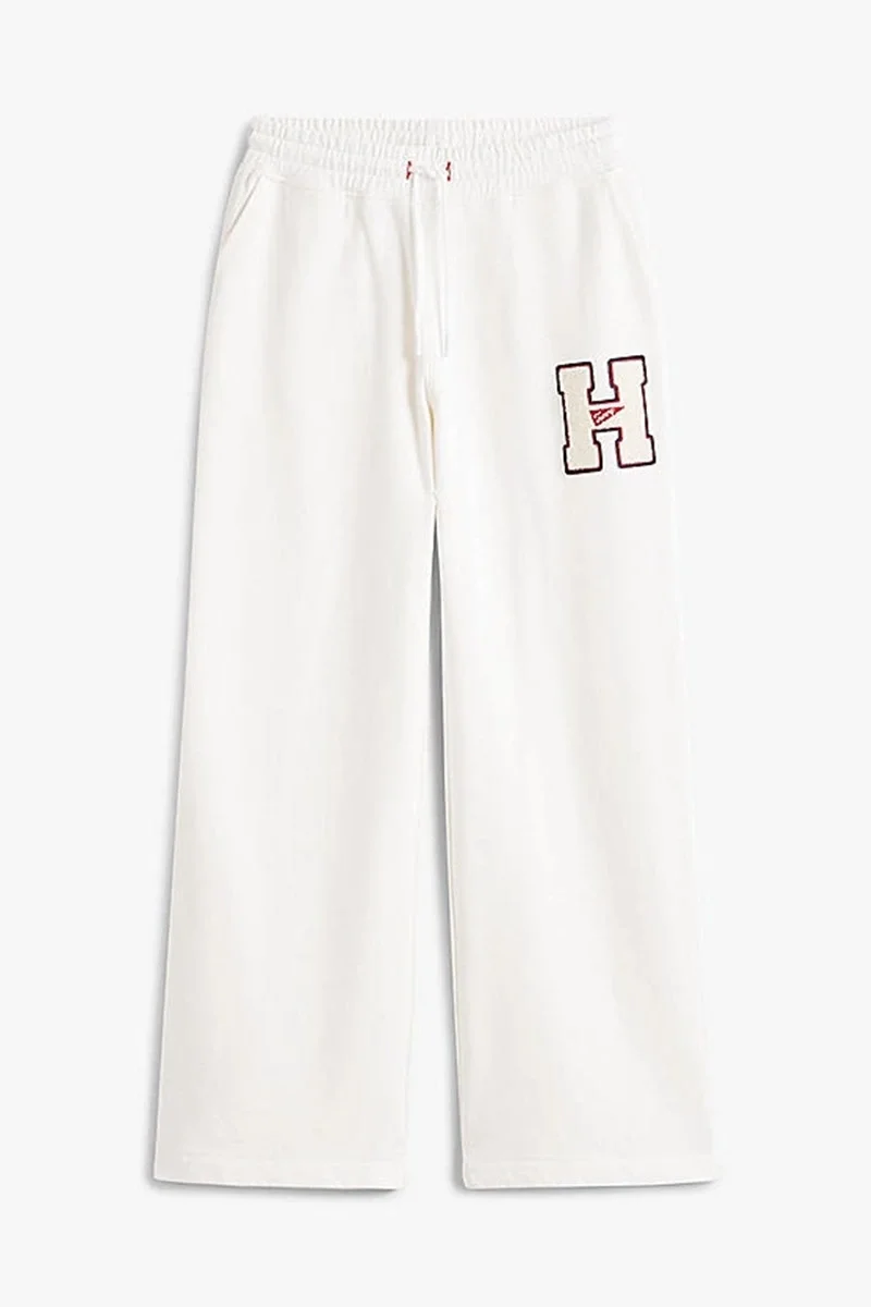 Tommy Hilfiger TJW H GRAPHIC SWEAT PANT Kadın beyaz Eşofman Altı DW0DW20558YAC