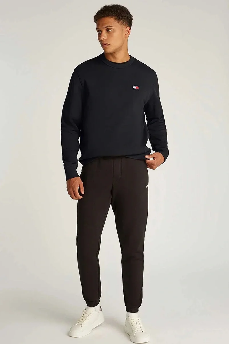 Tommy Hilfiger TJM REG BADGE CREW EXT Erkek SİYAH Ceket DM0DM20660BDS