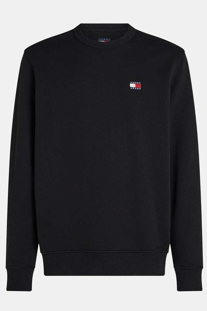 Tommy Hilfiger TJM REG BADGE CREW EXT Erkek SİYAH Ceket DM0DM20660BDS