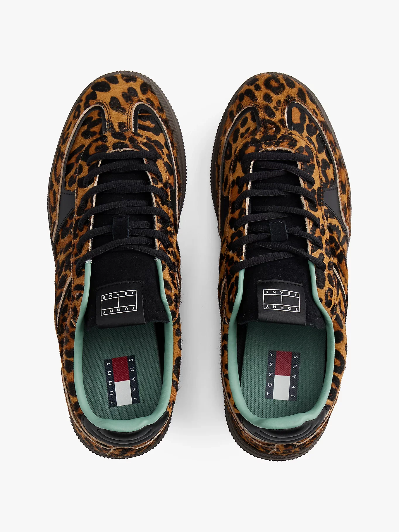 Tommy Hilfiger The Greenwich Edge Leopar Desenli Kadın Sneaker EN0EN029040K7
