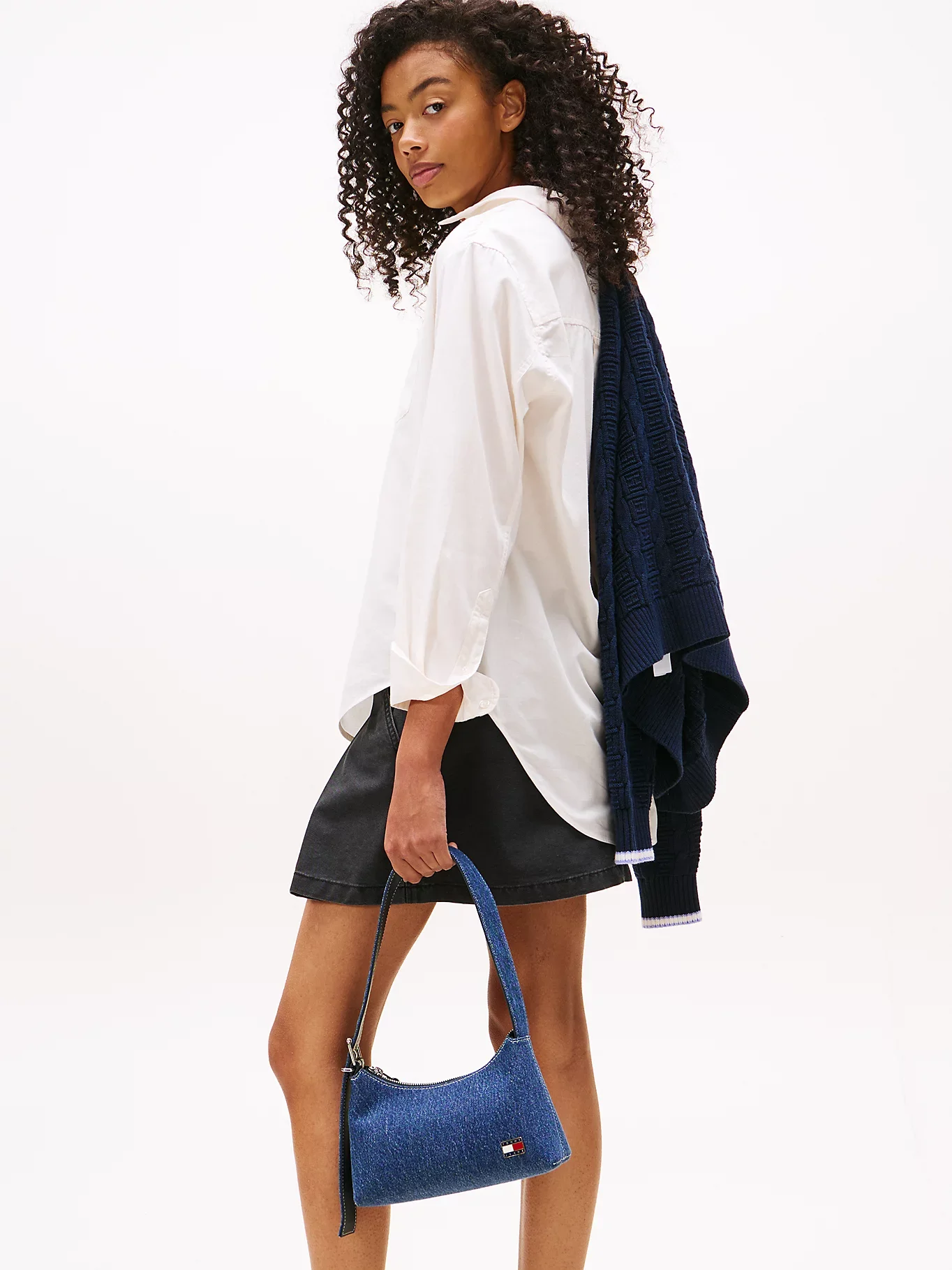 Tommy Hilfiger TJW Cool Denim Omuz Kadın Omuz Çantası AW0AW178771AF