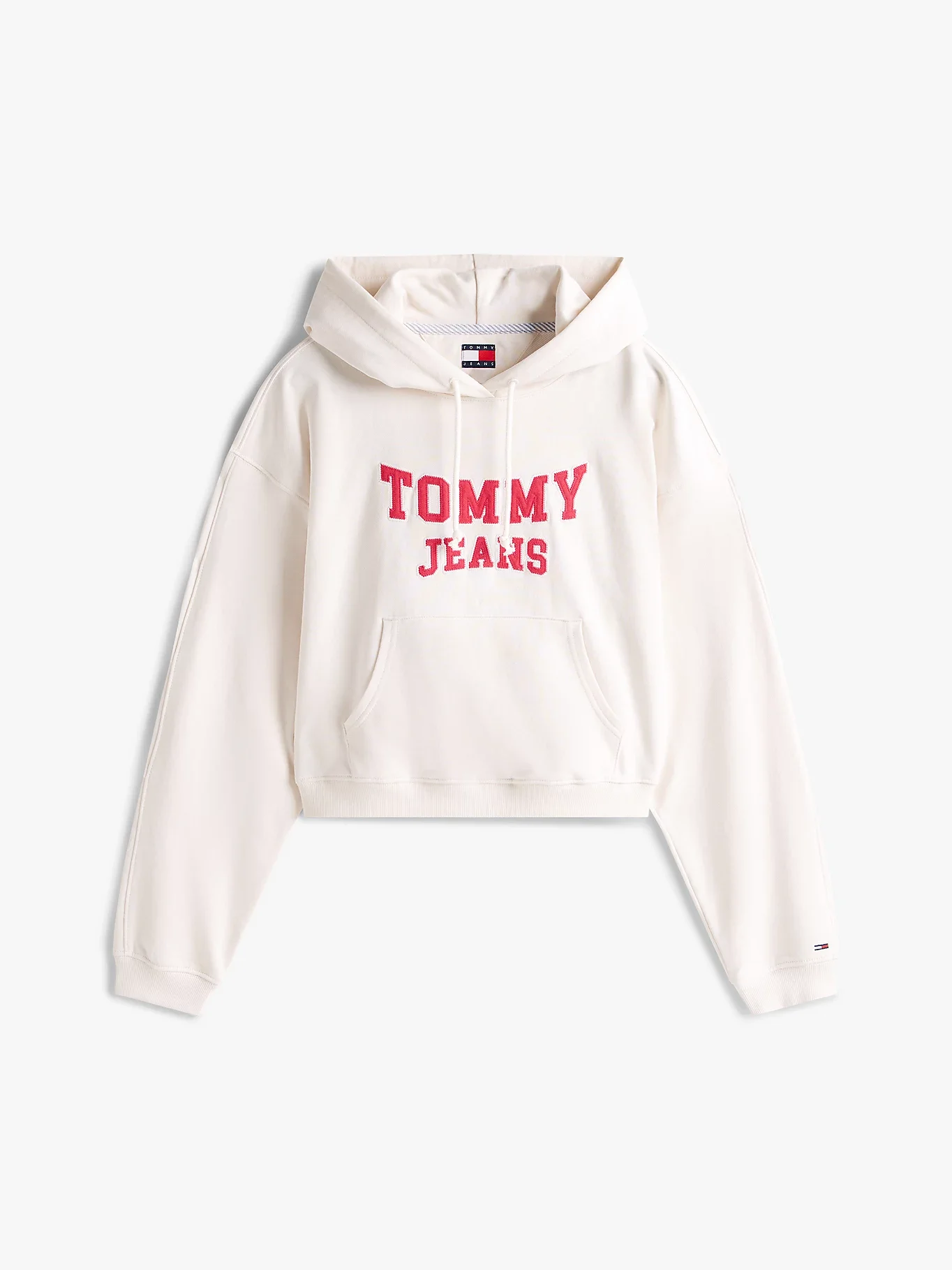 Tommy Hilfiger TJW Kutu Kesim Kısa Kolej Stili Kadın  Sweatshirt  DW0DW21598YBH