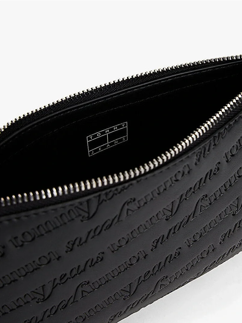 Tommy Hilfiger TJW Must Tamamı Baskılı Omuz Kadın Siyah Omuz Çantası AW0AW17867BDS