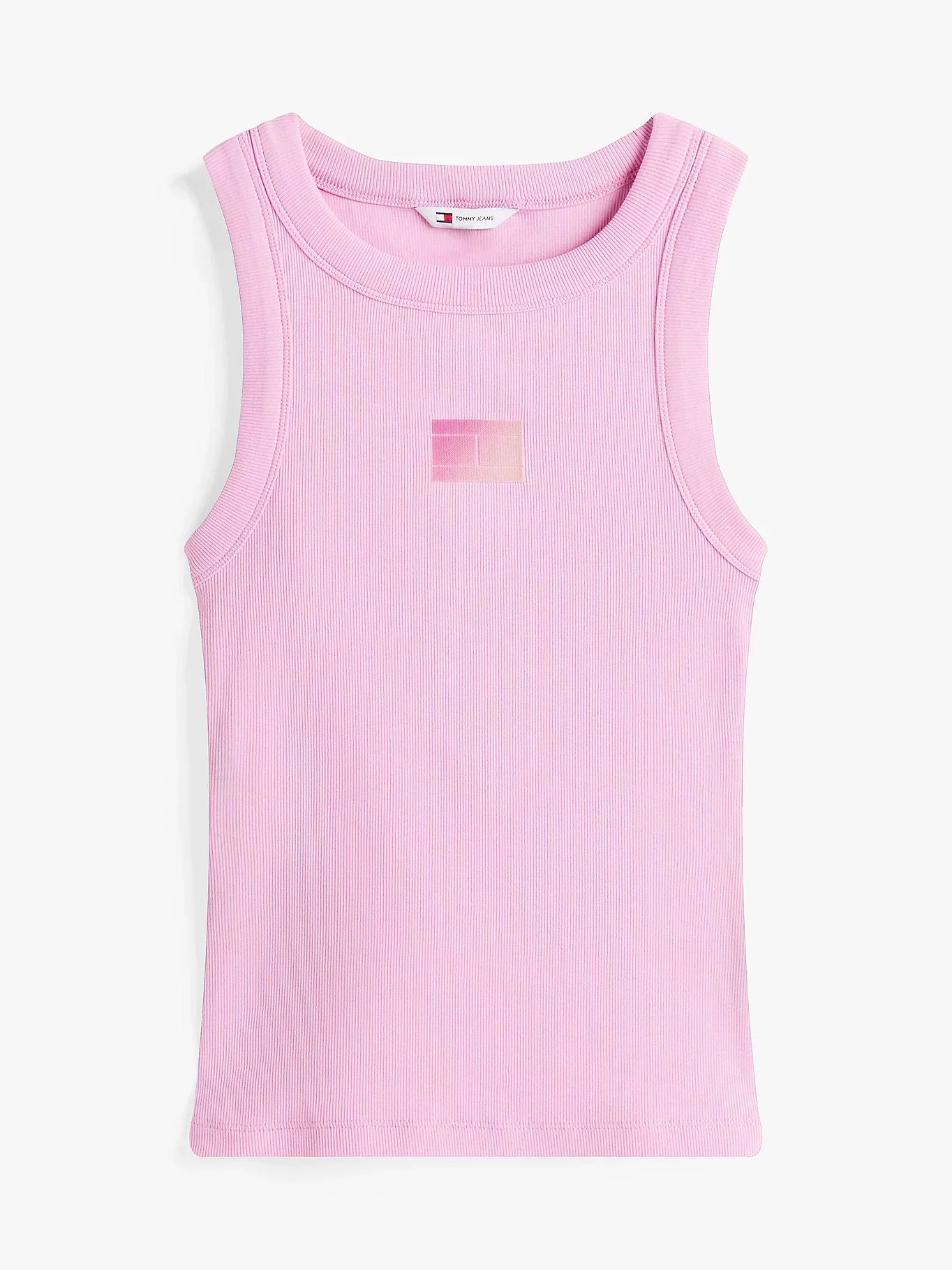 Tommy Hilfiger TJW SLIM GRADIENT FLAG TANK Kadın Pembe Crop  DW0DW20920U06